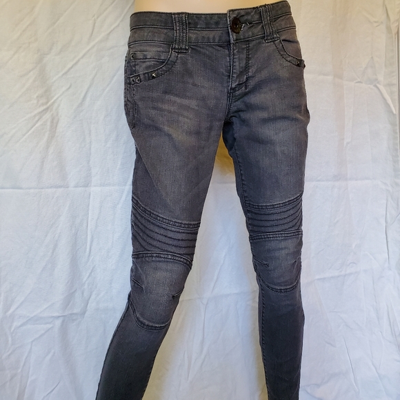 💀4 for $20- Rewind Moto Style Skinny jean - Picture 2 of 8